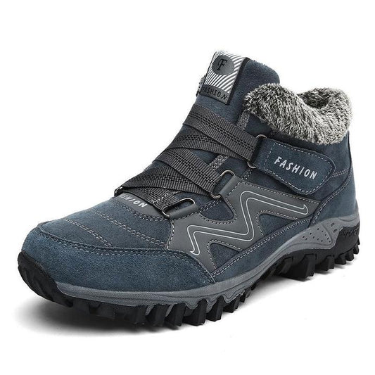 Men's Cotton Plus Velvet Outdoor Hiking Boots