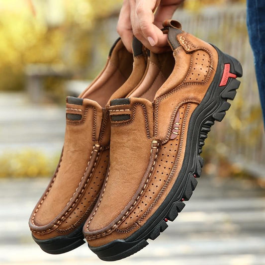 High Quality Men's Comfortable Waterproof Leather Shoes