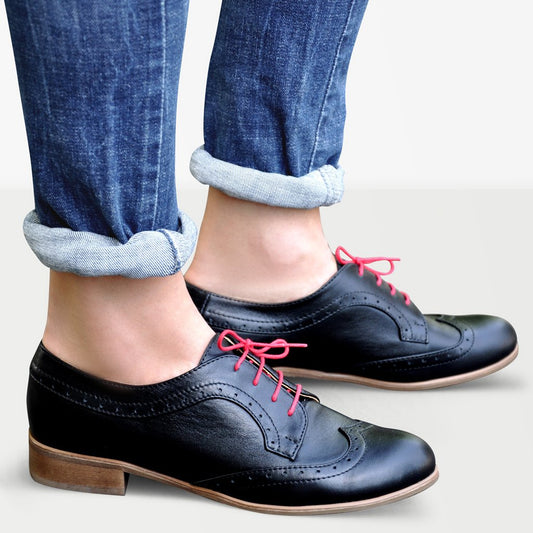 Women's Casual Brogue Oxford Leather Shoes