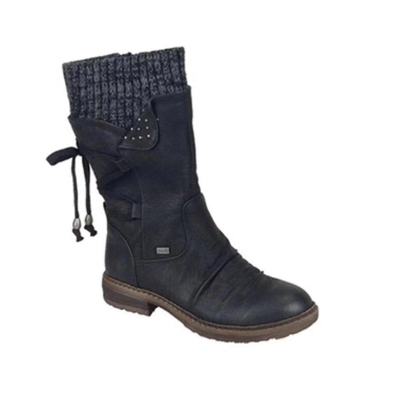 Winter Woman Warm Zip Snow Boots