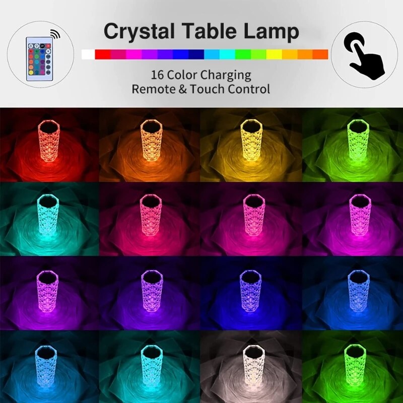 Rechargeable LED Atmosphere Lamps