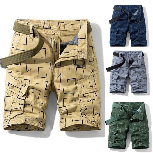 MENS BERMUDA PRINT CARGO SHORTS